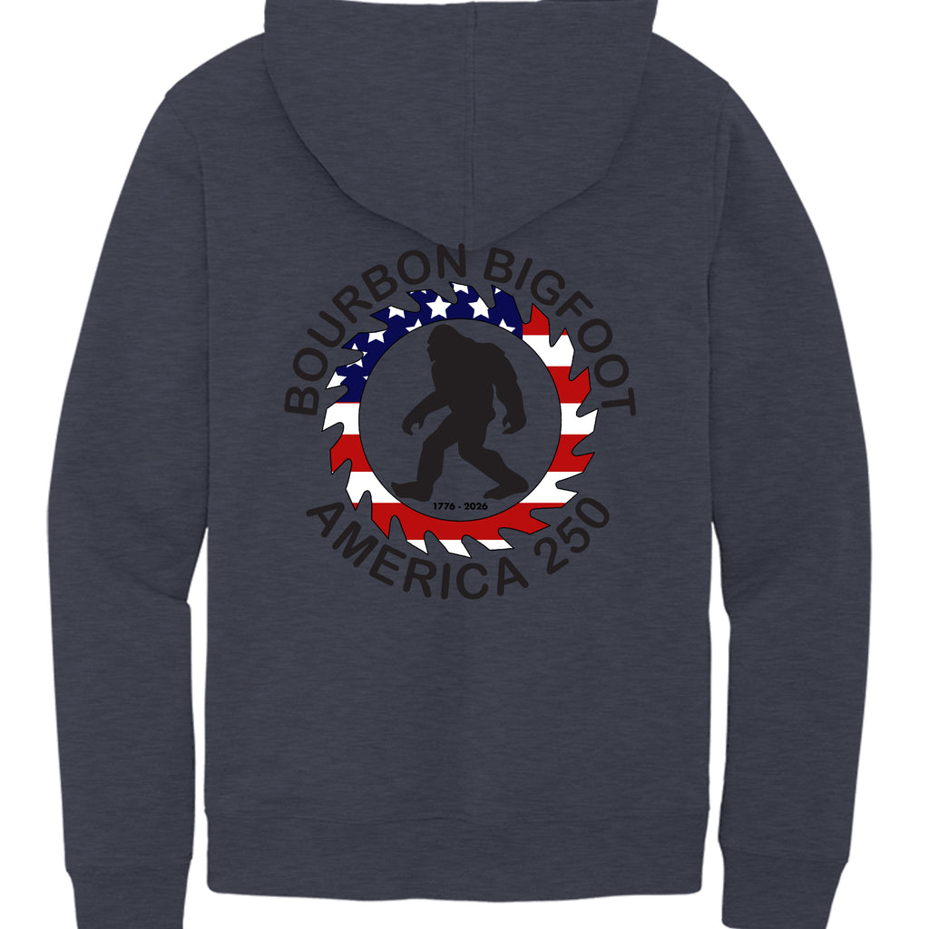 Heathered Navy - DT8100 - BACK